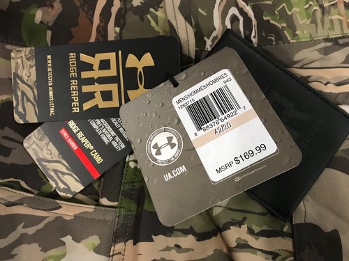 UNDER ARMOUR UA RIDGE REAPER HUNTING FOREST CAMO PANTS SZ 44 / 32 1263715 943 - Picture 8 of 16