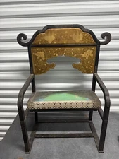 Meiji Period - Japanese Buddhist Dharma Chair Associated With Kobo Daishi