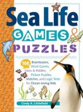Sea Life Games & Puzzles (Storey's Games & Puzzles) - Paperback - GOOD