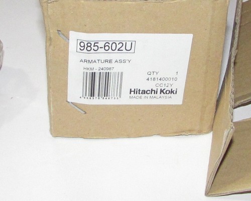 HITACHI 985-602U 985602U Assy per seghetto da taglio CC12Y 12" NUOVO! - Foto 3 di 3