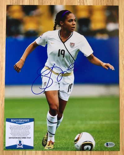 Sydney Leroux Signed Photo 11x14 Autograph TEAM USA WORLD CUP SOCCER BECKETT BAS