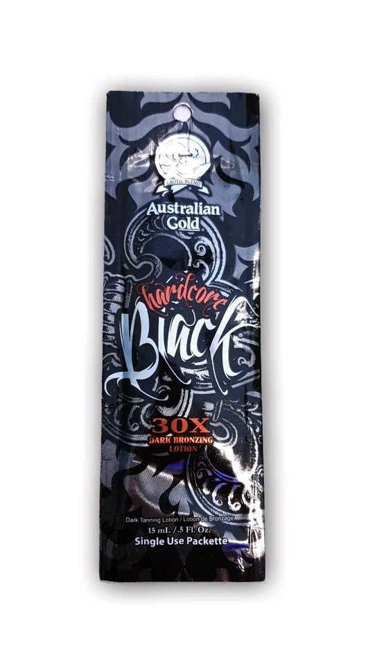 Australian Gold/Hardcore Black 15 ml/cosmética solarium/loción bronceadora