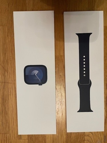 Apple Watch Series 9 45mm Aluminum Case with Sport Band - Midnight (GPS
