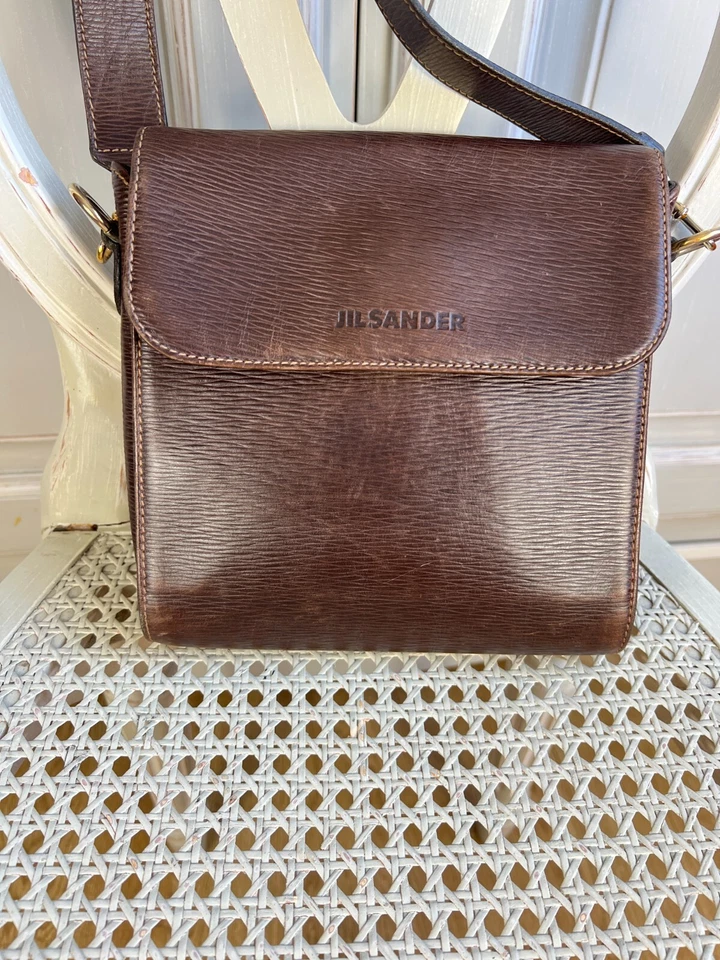 BOLSA TIRACOLO UNISSEX MARROM JIL SANDER - Imagem 2 de 4