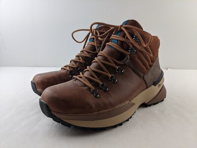 Spyder Hayes Men 9.5 M Brown Leather Hiking Boots Superdry Shoe Classic