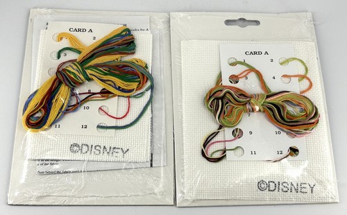 2 -- Janlynn Counted Cross Stitch Kits DISNEY Tigger Watercolor/Winnie the Pooh - Picture 2 of 2