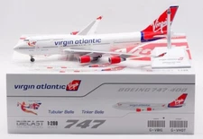 JC Wings XX20459 Virgin Atlantic Boeing 747-400 G-VBIG Diecast 1/200 Jet Model