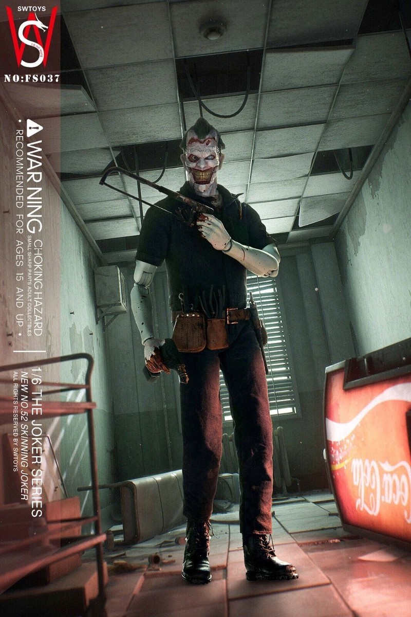 swtoys fs037 1/6 Skinning Joker アクションフィギ SWTOYS FS037 1/6 Skinning Joker 12