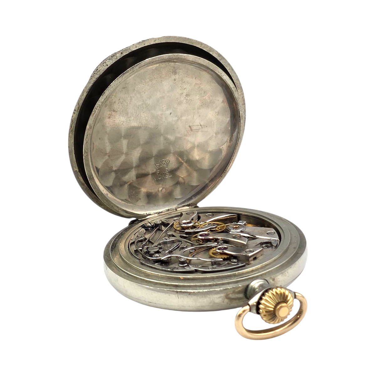 LONGINES WWII IMPERIAL JAPANESE NAVY PILOT POCKET WATCH 51MM CASE
