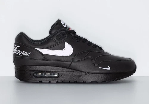 Nike Air Max 1 Supreme Black White HF8813-001 Men's Shoes NEW
