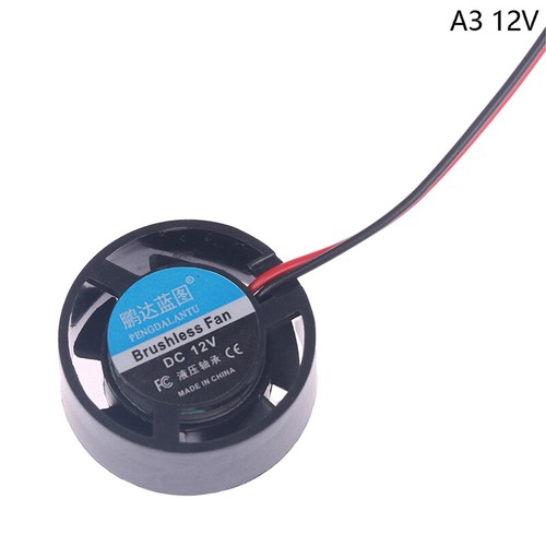 1Pc Notebook Micro Cooling Fan 25.5x10mm 5/9/12/24V Round Mini For Led Lamps - Bild 14 von 15