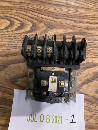 Square D 8903-LO60 Lighting Contactor 120V Coil 8903-L060 As Is SEE PICS - 第 2/8 張圖片