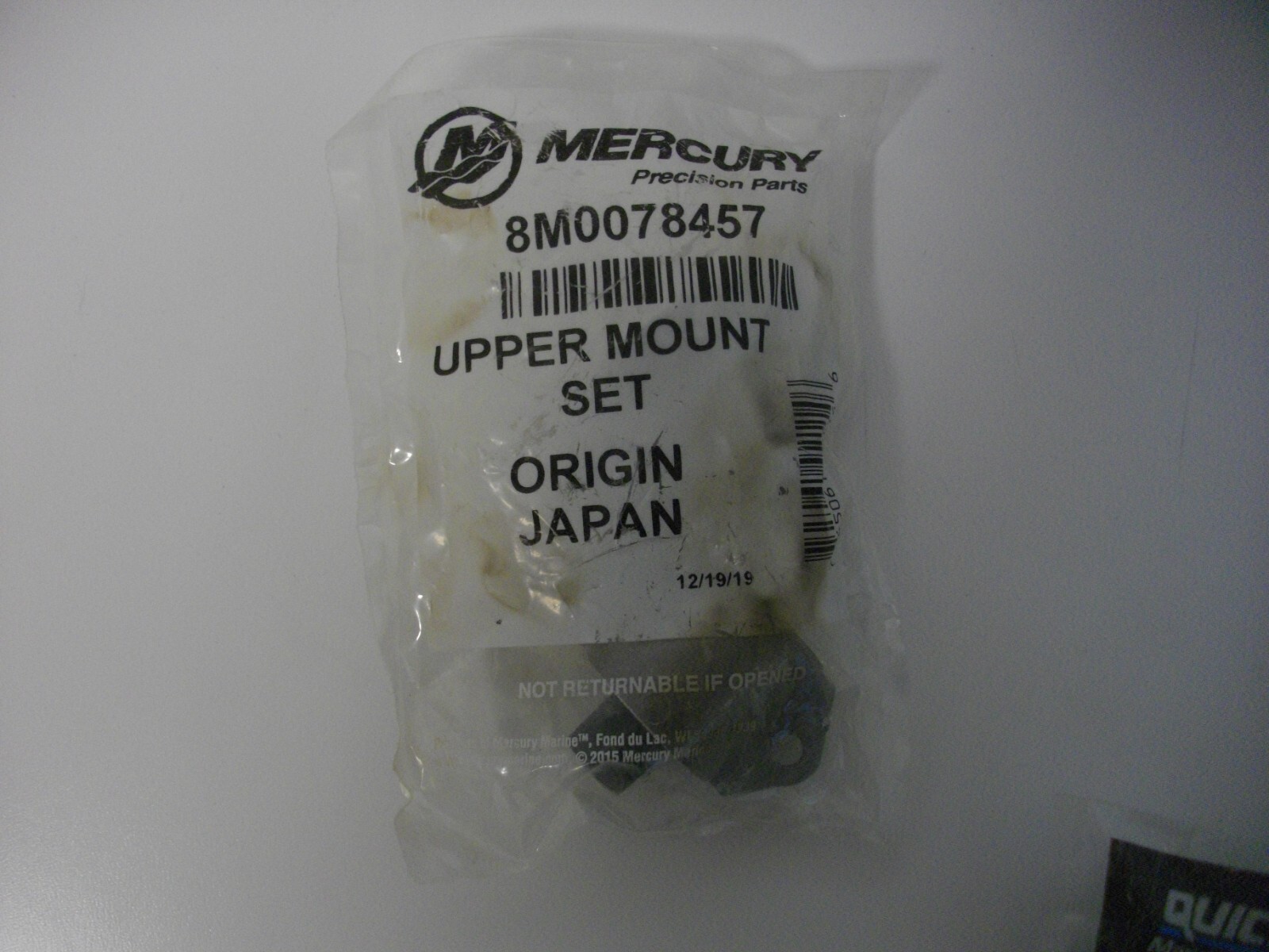 Mercury Marine Quicksilver 8M0078457 outboard upper motor mount  