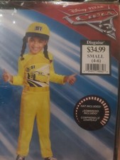 Disney Pixar CARS Pretend Halloween Costume Cruz 51 Child Boy Girl S/M 4-6x