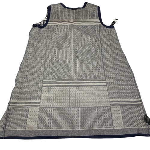 NIC+ZOE Dress Womens 3X Multi Geo Print Sleeveless Round Neck Pullover Blue - Picture 22 of 23