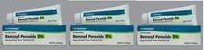 Benzoyl Peroxide 5 Acne GEL 2.1oz 3 Pack 