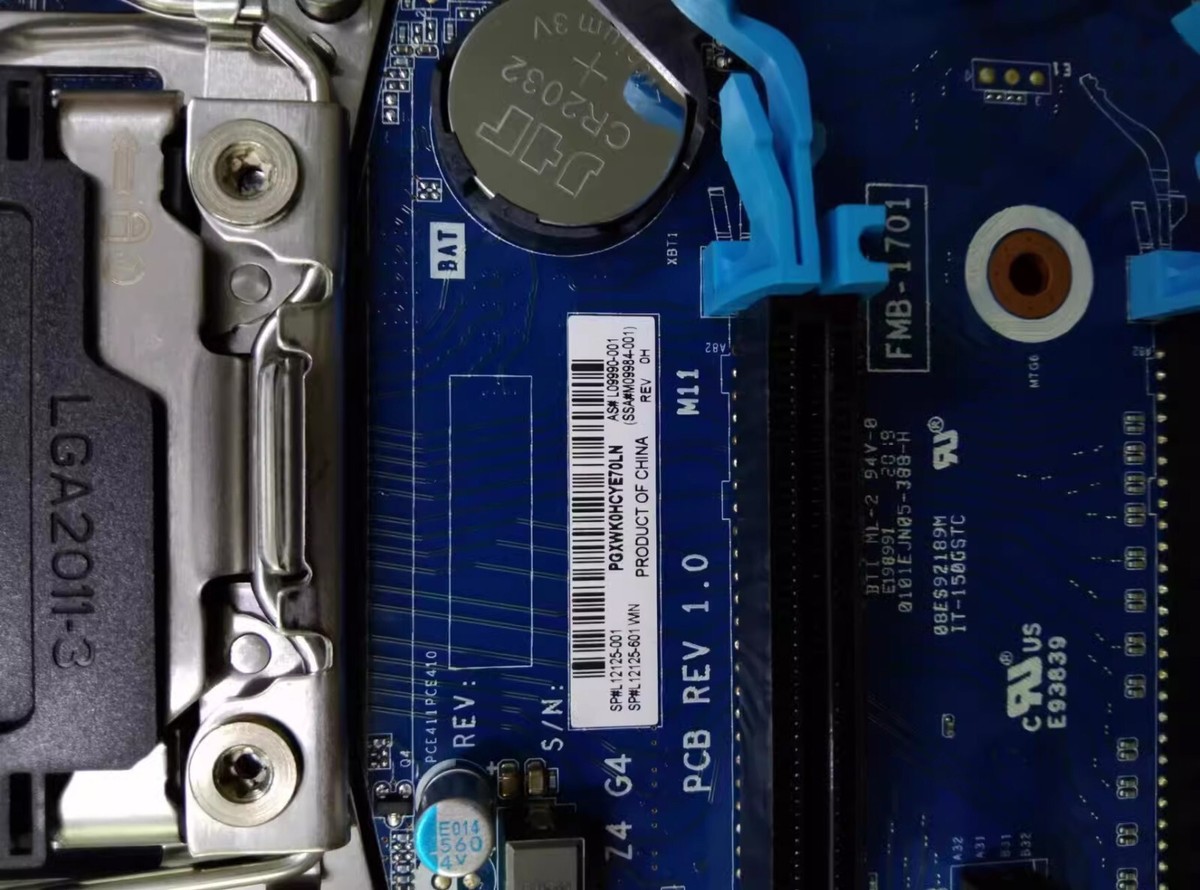 New For HP Z4 G4 Workstation X299 Motherboard MB LGA 2066 L12125