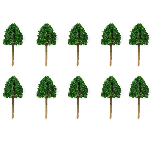 5/10/11pcs Various Size Model Tree Wargame Train Railway Miniature Scenery Decor - Picture 13 of 19