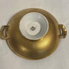 Vintage Pickard Etched China Plate Peacock Design 24 Kt Gold Detail — photo 4