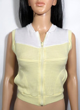 Vintage 80s Kids Zip Up Sweatshirt Vest Size 10
