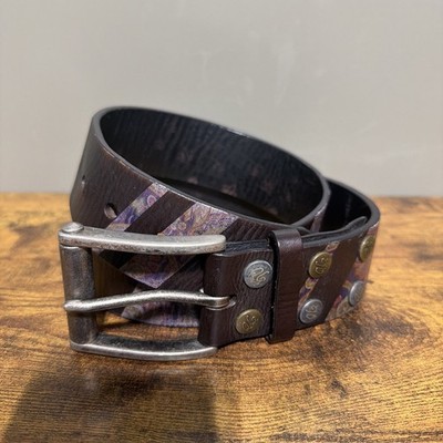 Robert Graham Belt Mens 32 Brown Buckle