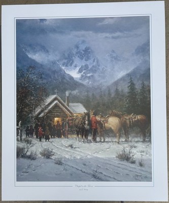 Chapel in the Tetons by G Harvey - Special Edition Signed & Numbered #3284