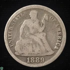 1889 Liberty Seated Dime - Good Details