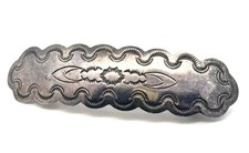 Vintage .925 Sterling Silver Hair Barrette Made In France, 20.6g