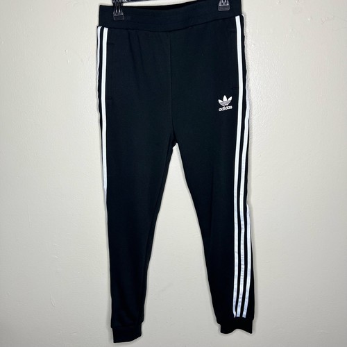 NWT Adidas Trefoil Pants LARGE Kids Joggers Youth 3 Stripe Relaxed Fit Unisex - Picture 3 of 13