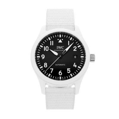 IWC Pilot's Watch TOP GUN White Ceramic Auto 41mm Black Dial Watch IW3281-04