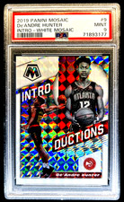 2019-20 Mosaic Introductions #9 De'Andre Hunter White Mosaic SP #ed /25 RC PSA 9