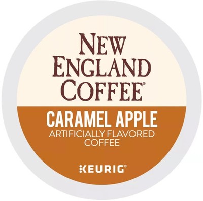 New England Coffee Caramel Apple Pod Brew Roast 96 K CUPS BULK
