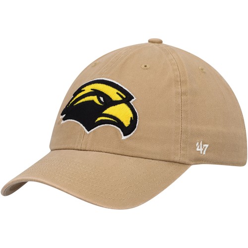 Men's '47 Khaki Southern Miss Golden Eagles Clean Up Adjustable Hat - Picture 1 of 4