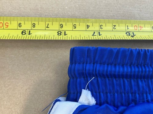 VTG ADIDAS nylon shorts Blue Shiny Nylon running sprinter Gym gay D8 30-36” - Picture 12 of 12