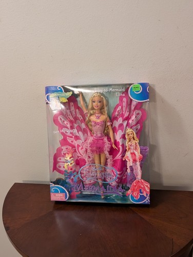 Barbie 2004/Fairytopia Mermaidia Fairy to Mermaid Elina Wings