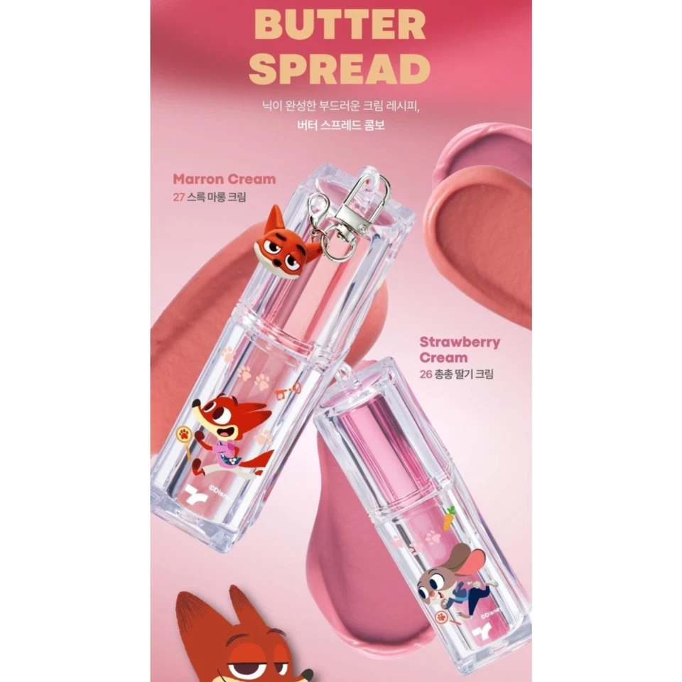 TONYMOLY X ZOOTOPIA Get It Tint mantequilla acuosa 4,3 g 2 colores K-Beauty Foto 2 de 4