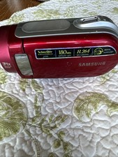 UNTESTED Samsung SC-HMX20C Camcorder digital video camera Red 34x, No Battery
