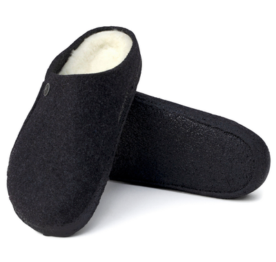 BIRKENSTOCK Men’s 12 Regular EUR 45 ZERMATT RIVET 1015090 ANTHRACITE NEW Slipper Birkenstock | Anthracite Grey Zermatt Rivet Slippers | Fine  main image 4