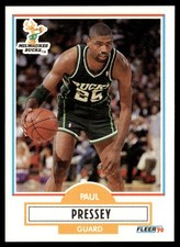 1990-91 Fleer Paul Pressey Milwaukee Bucks #107