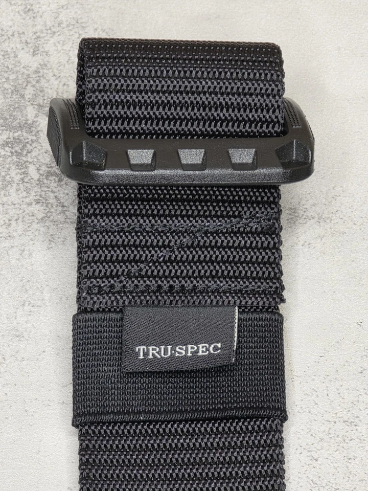 Tru-Spec Security Friendly Black Tactical Belt Small Non-Metallic Buckle 1-3/4" - Image 3 of 4