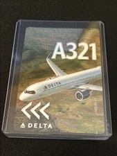 2025 Delta Air Lines A321 NEO Pilot Trading Card Centennial 100th Anniversary