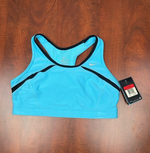 Nike Women’s Dri-Fit Running Sports Bra Blue Size Large 396750-485 - Picture 8 of 10