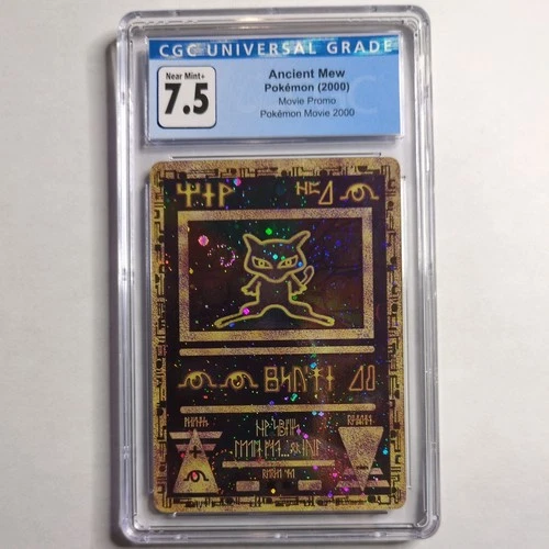 CGC 7.5 Ancient Mew Movie 2000 Promo Holo Pokémon Card SWIRL