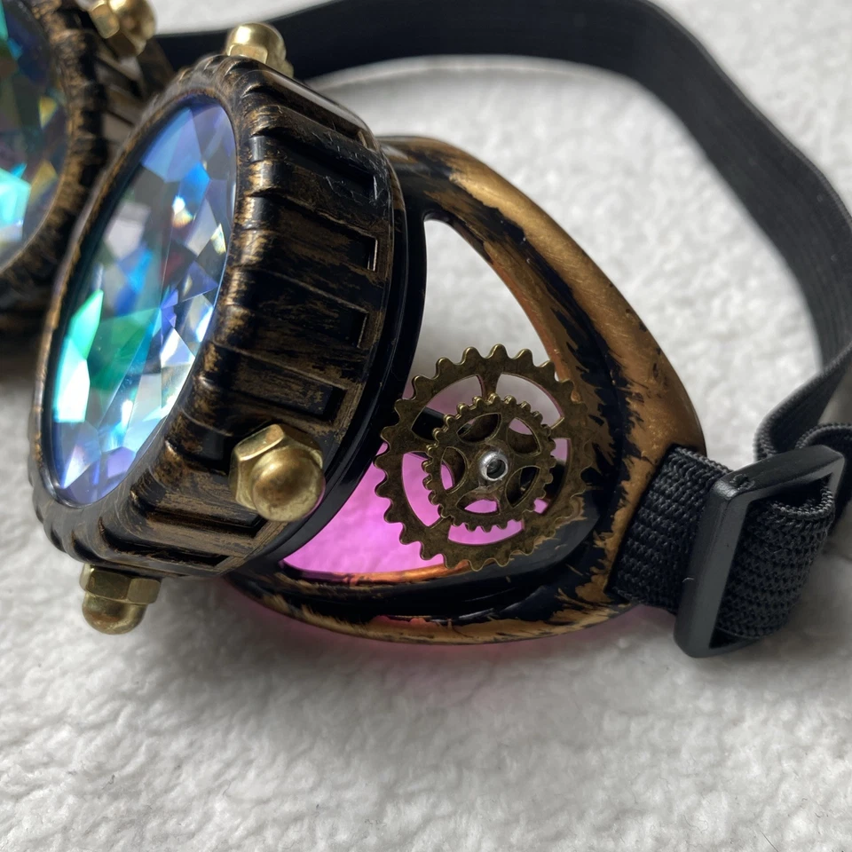 Gafas Steampunk Bronce Victoriano Retro Cosplay Gafas De Colección Festival Gear Foto 4 de 4