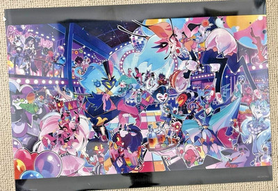 Helluva Boss A4 Bonus Clear Poster Pop Up Limited FS from JAPAN