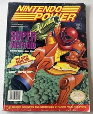 Nintendo Power May 1994 Volume 60 Super Metroid With Poster + Cards + Insert