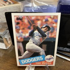 1985 Topps Baseball Set Break  #31 Terry Whitfield  - Dodgers  - Free Ship