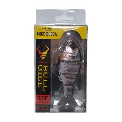 Catch co Mike Bucca Baby Bull Gill Violet Brim 3.75'' Swimbait Fishing Lure