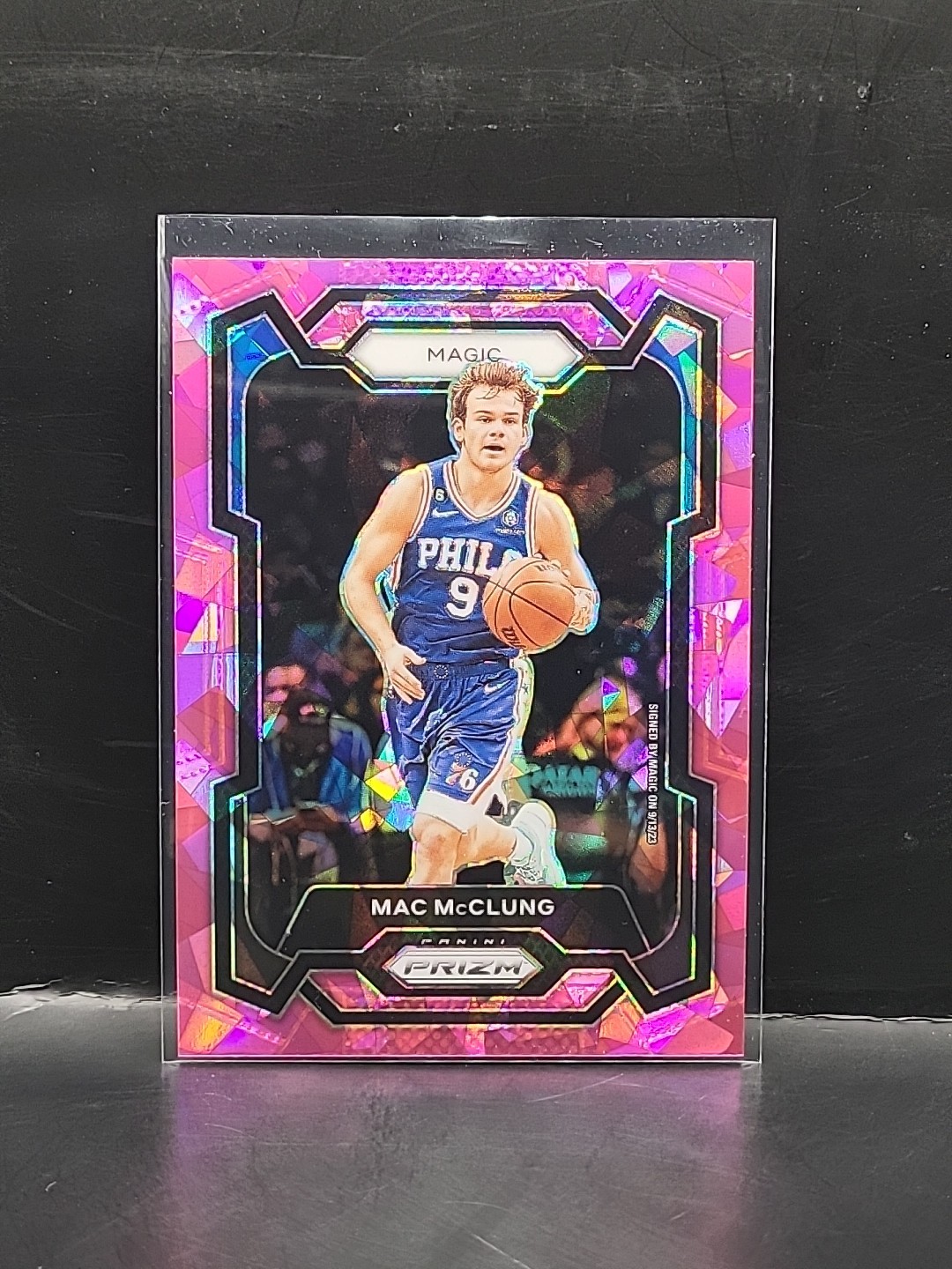 2023-24 Panini Prizm Pink Ice #258 MAC McCLUNG Philadelphia 76ers