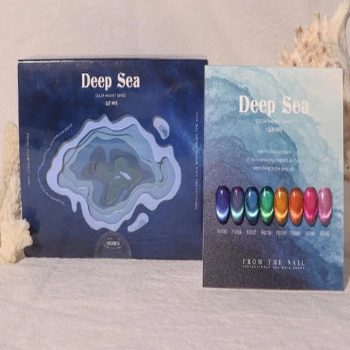 From The Nail Deep Sea Set - 8 Colors Magnetic Cat Eye Gel Polish K-Beauty